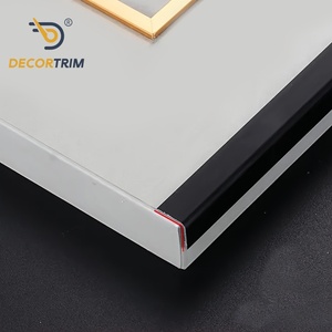 DECORTRIM Protecteur d'angle en alliage d'aluminium durable Bande de bord à angle droit décorative Garniture de bord de mur pour carrelage - Product Image 4