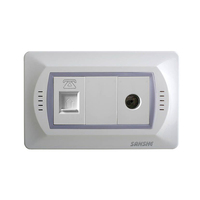 Accessoires de plaque électrique modulaire interrupteurs d'alimentation et prises d'ordinateur
