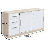 Smartymfc — meuble de bureau au Design moderne, en bois, classeur avec 3 tiroirs, meuble de tri, Table latérale