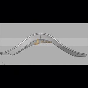 ANW5191 Escultura Art Deco de Acero Inoxidable Hecha a Mano con un Atractivo Estético Atemporal para Aniversario - Product Image 6