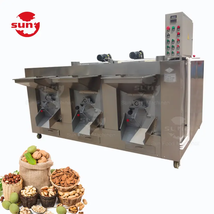 Machine à torréfier les arachides et les haricots de bonne qualité torréfacteur de noix crues équipement de traitement de torréfaction de graines de tournesol