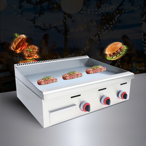 Precio barato GLP Gas Flat Top Grill <span class=keywords><strong>Planchas</strong></span> comerciales Plancha <span class=keywords><strong>de</strong></span> acero inoxidable personalizada para parrilla <span class=keywords><strong>de</strong></span> barbacoa - Product Image 1