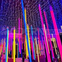 Aire de jeux intérieure immersive pour parcs d'attractions, labyrinthe avec miroir lumineux à vendre