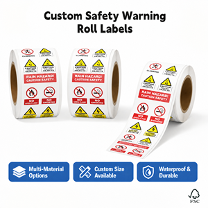 Custom <b>Waterproof</b> Hazard Suffocation Warning Sticker <b>Labels</b> Stickers Thc Keep Away From Small Children Warning Sign Sticker - Product Image 2