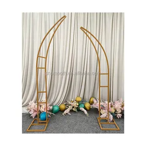Harga Murah iklan logam pernikahan latar belakang bingkai lengkung bunga untuk pernikahan, pesta dan dekorasi lainnya