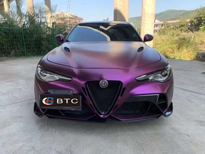 Nueva llegada <span class=keywords><strong>Alfa</strong></span> Romeo <span class=keywords><strong>Giulia</strong></span> carbono negro ancho Bodykit delantero trasero parachoques lateral falda ala Spoiler Hood actualización 2016-2018 <span class=keywords><strong>GTAm</strong></span> - Product Image 2