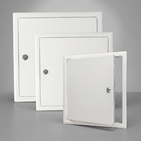 Porte d'accès en acier inoxydable et acier galvanisé de haute qualité, moderne, carrée, pour cloisons sèches, avec serrure à cylindre