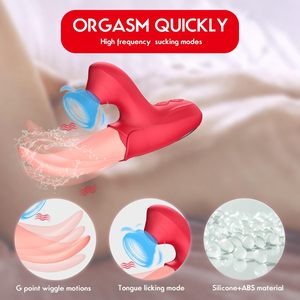 Sucking Vibrator 10 Năng Động Tần Số Quan Hệ Tình Dục Đồ Chơi Nữ Lưỡi Tăng Đồ Chơi Cho Phụ Nữ Mạnh Mẽ Lưỡi Liếm Đồ Chơi Tình Dục Máy Rung - Product Image 5