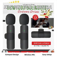 Microphone Lavalier Dynamique Sans Fil Omnidirectionnel Xinyue K9 à Réduction de Bruit, Connecteur USB Type-C, Fréquence 20Hz-20kHz
