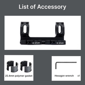 ขายึดกล้องเล็งแบบ Cantilever ยี่ห้อ ACUMETA สำหรับท่อขนาด 1 นิ้ว/30 มม. พร้อมฐานยึดขนาด 20 มม. แบบปลดเร็ว ความสูงตรงกลาง 1.7 นิ้ว สำหรับกีฬากลางแจ้ง - Product Image 5