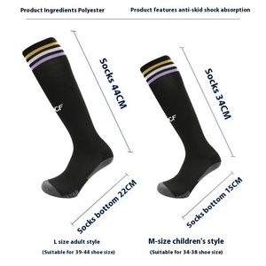 Chuyên Nghiệp Bóng Đá Đào Tạo Vớ Dưới Dài Thoáng Khí Non-Slip Logo Dệt Kim Ngôi Sao Câu Lạc Bộ Đội Logo Mùa Thu Cuff - Product Image 4