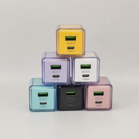 Chargeur rapide OEM 30W/45W Macaron, adaptateur de charge rapide double port USB-A + Type C, QC3.0 PD, chargeur mural pour téléphone portable, adaptateur rapide