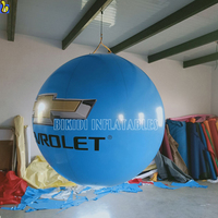 Ballon sphérique à l'hélium de grande taille, ballon gonflable de 3 m de diamètre pour la publicité K7065