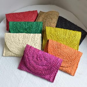 Wholesale Durable Lightweight Soft Woven <b>Straw</b> Handbag Summer Clutch Beach <b>Bags</b> for Women - Product Image 2