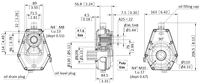 Boîte de vitesses PTO pour augmenter la vitesse de 540 tr/min à 3000 tr/min