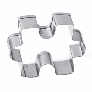 Bền câu đố hình dạng thép không gỉ <span class=keywords><strong>Cookie</strong></span> <span class=keywords><strong>cutter</strong></span> Set DIY Biscuit khuôn dụng cụ nhà bếp món tráng miệng bakeware fondant <span class=keywords><strong>Cutter</strong></span> khuôn - Product Image 2