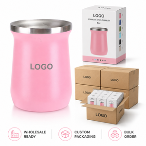 Venta al por mayor: Taza de metal de acero inoxidable 304 de doble pared con aislamiento al vacío de 5 y 8 oz para <span class=keywords><strong>mate</strong></span> paraguayo, ideal para té caliente. - Product Image 6