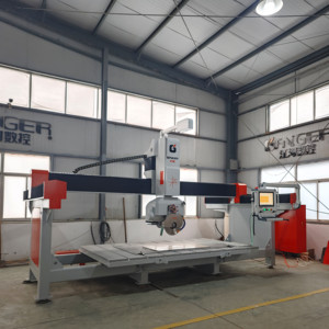5 + 1 Eixo Pedra Cnc Máquinas Ponte Serra Mármore Granito Quartz Lajes Máquina De Corte Com Função De Perfil - Product Image 1