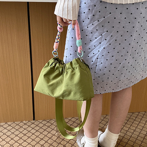 Petit sac en nylon léger et polyvalent pour femmes, sac bandoulière décontracté, mini sac à main - Product Image 5
