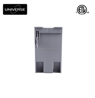 Boîtier de jonction électrique ETL certifié 1 gang en PVC pour travaux anciens, 20 pouces cubes, boîte pratique pour prises/interrupteurs UNIVERSE HJ20H