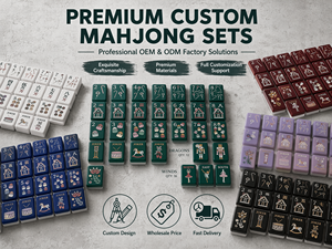 Juego de Mahjong Americano de Lujo LANY Nutcracker, Material Acrílico, Impresión UV Ecológica, Incluye 3 Artículos para 2/4 Jugadores - Product Image 3