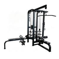 Machine à câbles multi-stations 4 postes, équipement d'entraînement multifonctionnel commercial pour studio de fitness et centre de musculation