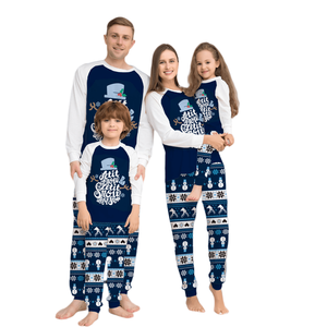 Set <span class=keywords><strong>di</strong></span> Abbigliamento Natalizio Mamma Papà Bambino/a Inverno 2025 Capodanno Madre Figlia Cotone Pigiami Natalizi Coordinati per Famiglia - Product Image 1
