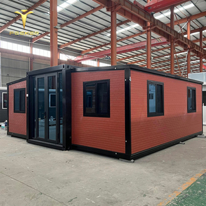 Living Homes Bajo costo Ingeniería duradera <span class=keywords><strong>50m2</strong></span> Contenedor prefabricado Casa prefabricada de 2 dormitorios para campamentos <span class=keywords><strong>modulares</strong></span> modernos - Product Image 1
