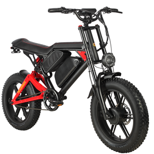 Moto tout-terrain vintage à suspension intégrale 2000W 22.4AH 48V pour la course et le VTT - Product Image 1