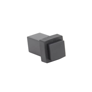 Butées de <span class=keywords><strong>portail</strong></span> en acier inoxydable noir, butées de <span class=keywords><strong>portail</strong></span> carrées en <span class=keywords><strong>caoutchouc</strong></span> personnalisées avec vis, vente directe d'usine - Product Image 1