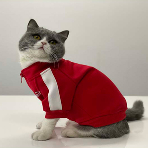 Fashion Cute Warm Cat Kitten <strong>Clothes</strong> With Zipper Cat Costume Pet <strong>Clothes</strong> - Product Image 5