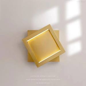 Modern <b>LED</b> Brass <b>Wall</b> Lamp Gold Copper Tricolor for Living Room <b>Dimmable</b> & Diy-Friendly - Product Image 2
