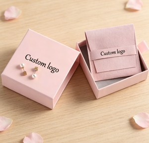 Cajas de Joyería de Lujo al por Mayor con Cajón Deslizable Pequeño, Bolsa Personalizada de Papel con Forro de Terciopelo para Collares y Anillos - Product Image 4