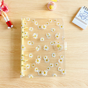 थोक A5 A6 A6 नोटबुक डेज़ी एजेंडा बजट बांधने की मशीन थैली फ़ोल्डर स्पष्ट निविड़ अंधकार पीवीसी बजट बांधने की मशीन - Product Image 4