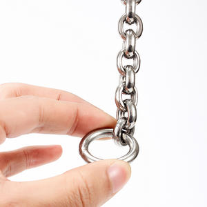 <span class=keywords><strong>Collar</strong></span> de acero inoxidable para entrenamiento de perros, resistente a la intemperie, suministros para mascotas - Product Image 6