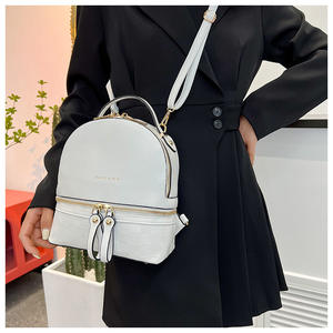 Nueva moda Simple ocio moda hombro mochila estilo coreano Color sólido ligero lujo gran capacidad mochilas de viaje - Product Image 2