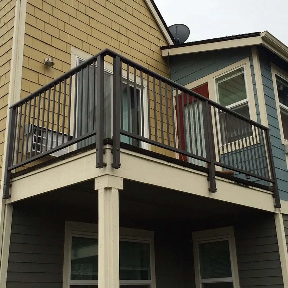 ACE Picket Balustraden Aluminium Extrudiertes Geländer Aluminium Balkon geländer für den Außenbereich