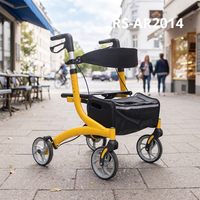 Déambulateur pliable léger avec siège et sac de rangement, aide à la mobilité pour personnes âgées |   Fournisseur de déambulateurs médicaux OEM ODM Relaxsmith