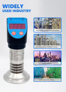 Controlador de Presión HIGHJOIN SS304 IP65 con Conexión de Abrazadera Roscada, Interruptor de Presión LED 4-20mA NPN con Relé para Control Industrial - Product Image 6