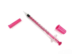 Aiguilles de seringue Luer Lock, embouts d'irrigation, seringues à insuline 1 ml, calibre 31, seringue à insuline 516 rose - Product Image 3