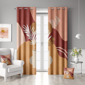 Stile nordico giallo stampato tenda oscurante semplice <span class=keywords><strong>soggiorno</strong></span> camera da letto <span class=keywords><strong>tende</strong></span> finestra per Hotel & ospedale di alta qualità - Product Image 5
