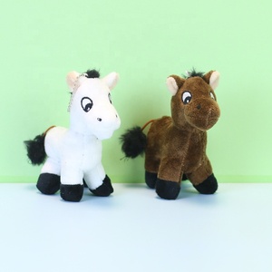 Mainan kuda mewah kartun lucu terbaru boneka hewan 13cm mainan kuda mewah gantungan kunci mewah Modern - Product Image 6