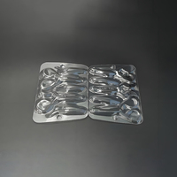 Boîtes en plastique transparentes personnalisées, emballage en blister transparent pour leurres de pêche, blister en PET, leurres souples en blister
