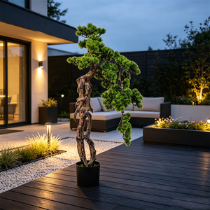 Árbol Bonsái <span class=keywords><strong>Artificial</strong></span> de Pino Grande al por Mayor de China, Planta Alta para Paisajismo Exterior, Terraza, Villa, Patio, Decoración de Hotel - Product Image 1