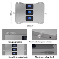 Amplificateur de signal de téléphone mobile tri-bande prenant en charge les réseaux 2G 3G 4G 5G pour la maison, les zones rurales et les montagnes