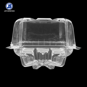 Récipient de légumes vivants PET à clapet d'emballage de laitue romaine transparent en plastique - Product Image 5
