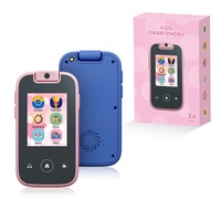 Teléfono Móvil Inteligente de Juguete YMX PH03 con Pantalla Táctil, Cámara Giratoria de 180 Grados para Niños y Niñas