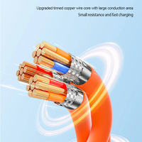 Vente chaude pas cher prix cordon de charge multiple universel 3 en 1 câble de charge multiple 120W 6A câble Usb de charge rapide pour téléphone