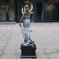 Statue de la Déesse de la Justice en Bronze grandeur nature, décoration de jardin, à vendre