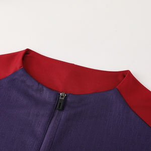 Otoño Invierno 24/25 Madrid traje de entrenamiento de equipo de media cremallera transpirable clubes europeos uniforme de fútbol Stock competición de mangas - Product Image 4